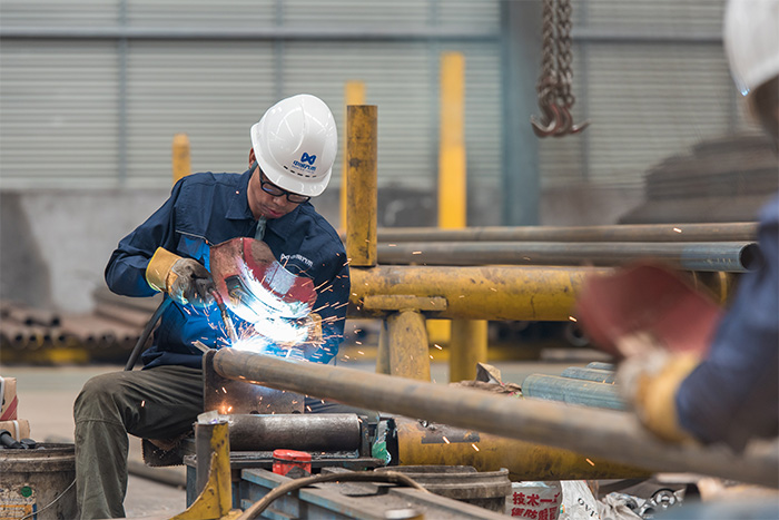 丹阳网架焊接车间